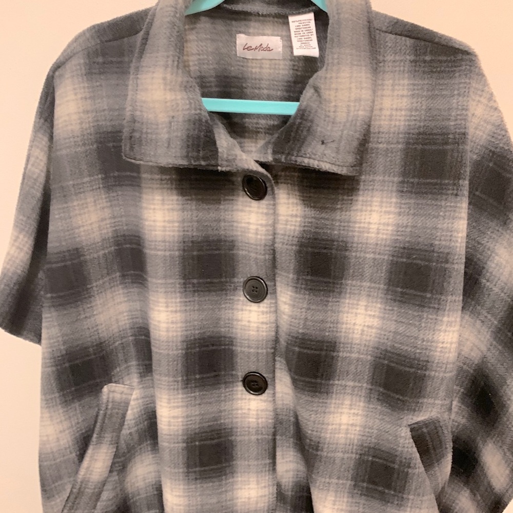 Fleece poncho